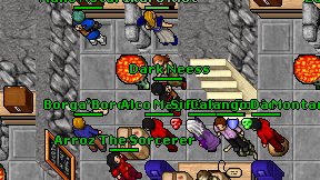 Dark Neess on screen