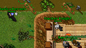 Nacker Knight on screen