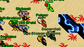 Fulgur on screen