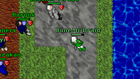 Bone Mc'Draid on screen