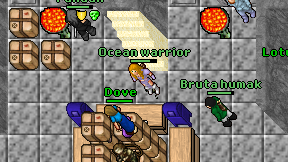 Ocean warrior on screen