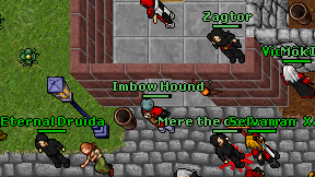 Imbow Hound on screen