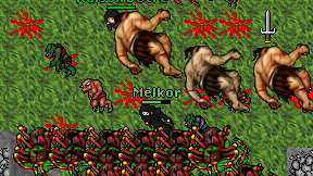 Melkor on screen
