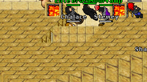 Chalace on screen