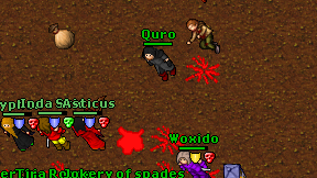 Quro on screen