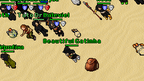 Beautiful Gatinha on screen