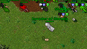 Invader of Obsidia on screen