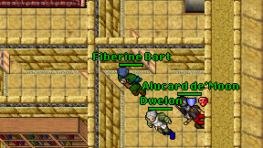 Fiberine Bart on screen