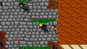 Headspinner on screen