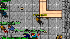 Fightpall on screen
