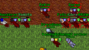 Dreadnox on screen