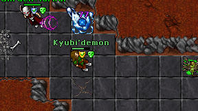 Kyubi'demon on screen