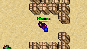 Mizuna on screen