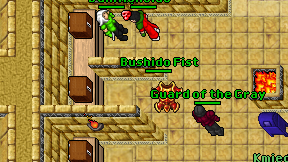 Bushido Fist on screen