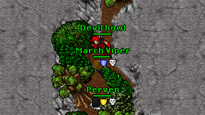 Devil howl on screen