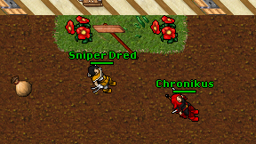 Sniper Dred on screen