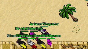 Arken'Slaymer on screen