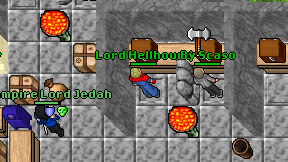 Lord Hellhound on screen