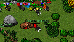 Demon oscuro on screen