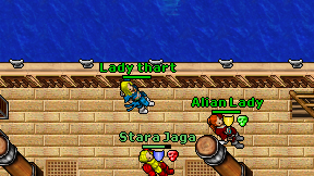 Lady thart on screen