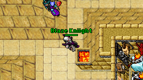 Blaze Kniight on screen