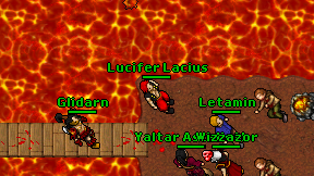 Lucifer Lacius on screen