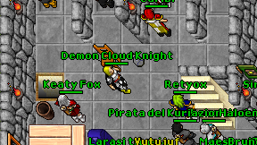 Demon Cloud Knight on screen