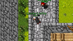 Lucky Lefty on screen