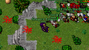 Slayer tomos on screen