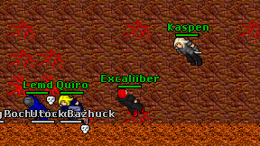 Excaliiber on screen