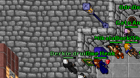 Derkie druid on screen