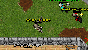 Saint-Flame on screen