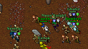 Exeth on screen