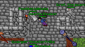 Deaths Deaker on screen