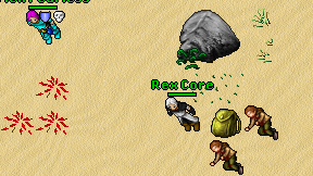 Rex Core on screen