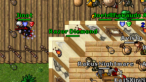 Razor Diemond on screen