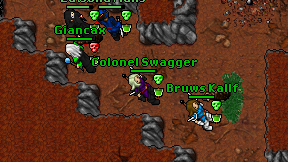 Colonel Swagger on screen