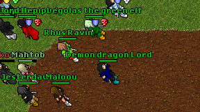 Demon dragon Lord on screen