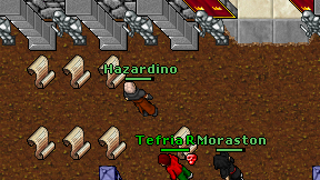 Hazardino on screen