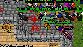 Determine on screen