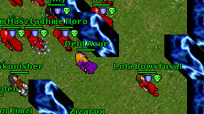 Deld Azur on screen