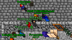 Hell Paladine on screen