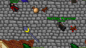 Mythic Warrior on screen