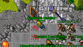 Diabolin Knight on screen