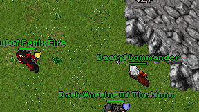 Dactyl Commander on screen