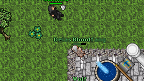 Delas Bloodfang on screen