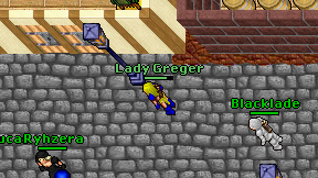 Lady Greger on screen