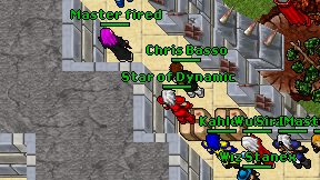 Master fired on screen