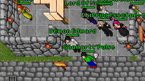 Demon Edward on screen