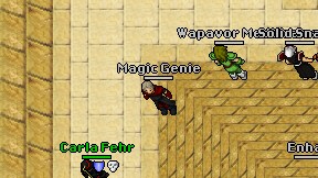 Magic Genie on screen